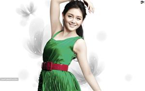 Taiwanese actress, singer & television host Barbie Hsu wearing a beautiful smile